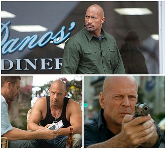 2013년 액션, '민머리' 배우들의 '눈부신 활약' 예고