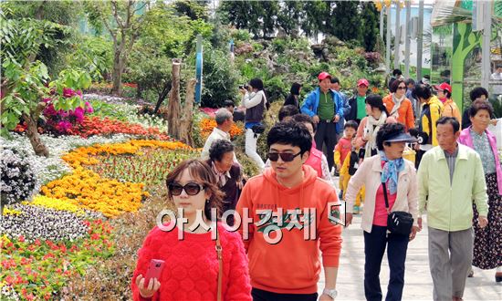 함평나비축제 끝난  후에도 꾸준히 관람객 찾아와