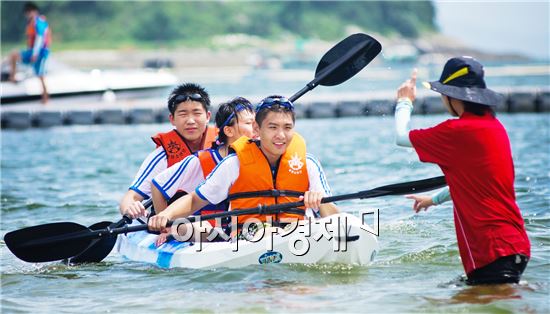 해양레저스포츠, “웅천친수공원 해변서 무료로 체험하세요”