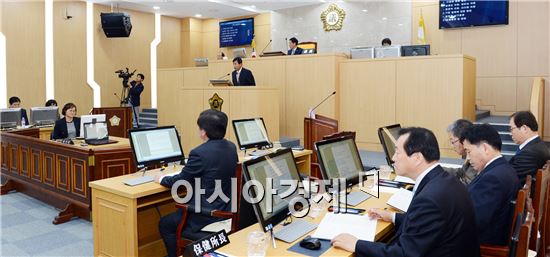 [포토]광주 남구, 제201회 남구의회 임시회 개최 