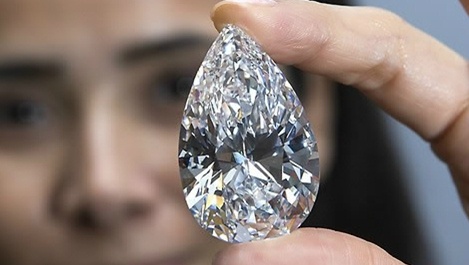 303억 다이아몬드 "크리스티 경매 사상 최고"