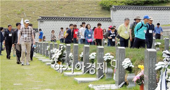 [포토]5월 영령 참배하는 추모객들 