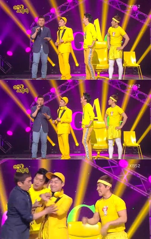 '개콘' 신사동 노랭이, 2PM '하트비트' 개사 … '농장비트' 열창