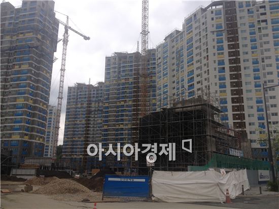 서초보금자리지구 1단지 참누리에코리치 공사현장