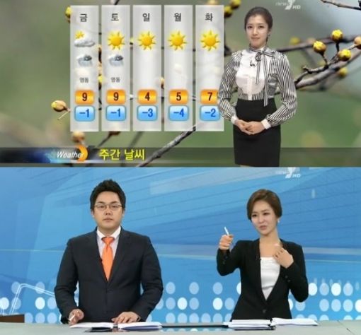 김난영, 뉴스 도중 손가락질 방송사고…"쟤 스튜어디스 같아"