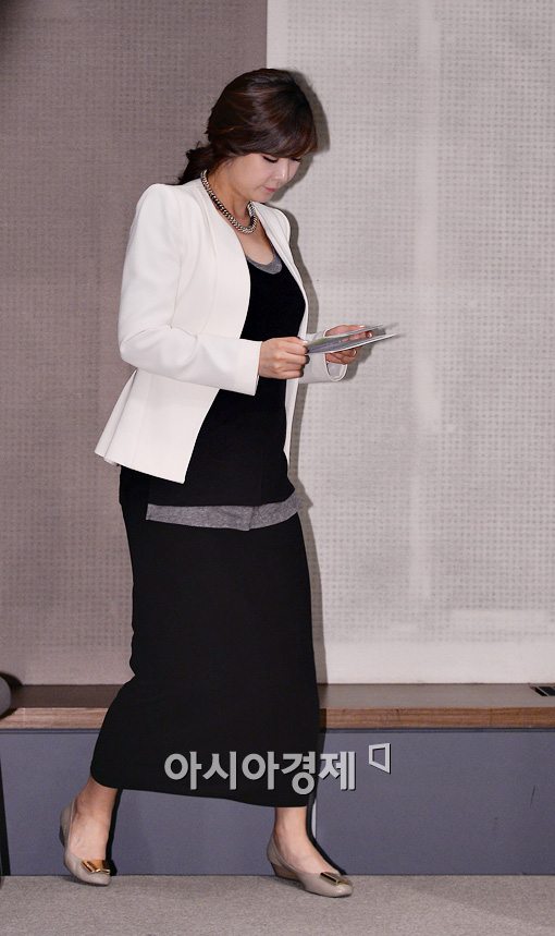 [포토]'임신' 이정민 아나, 아름다운 D라인~