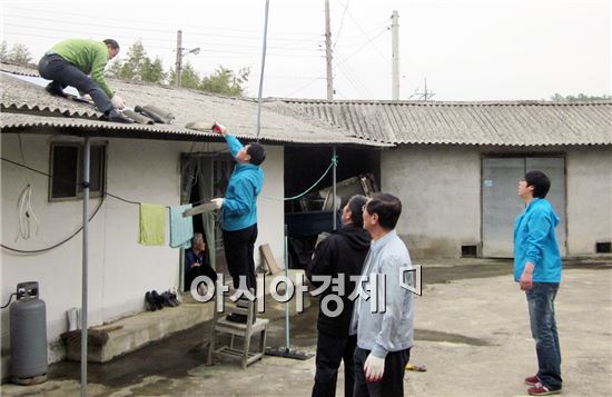 함평군 함평읍, 비수급 독거노인 찾아 봉사활동 펼쳐