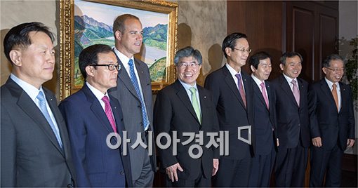 [포토]금융협의회 참석한 김중수 총재