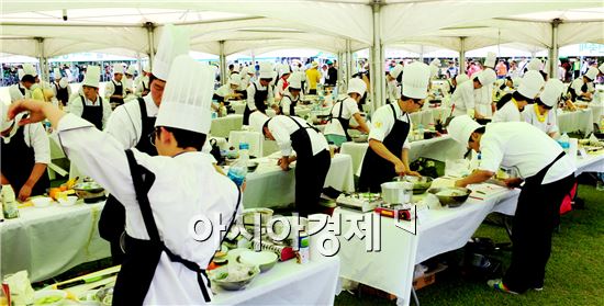 지난해 열린 우리밀 경연대회 장면 