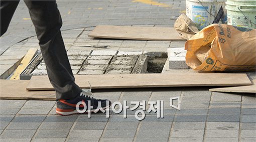 [포토]"다치면 누가 책임지나요?"