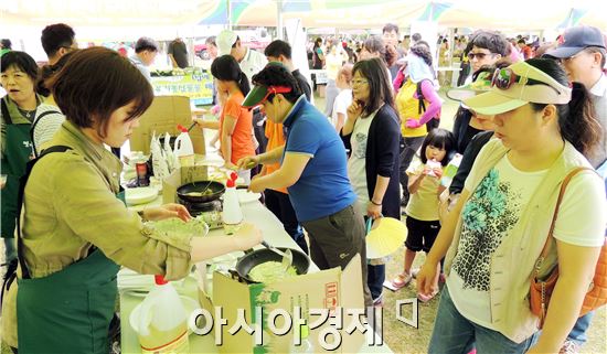 [포토]우리밀로 만든 '부침개'가 최고여~