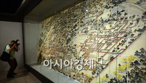 [포토]공개된 동궐도 복제본