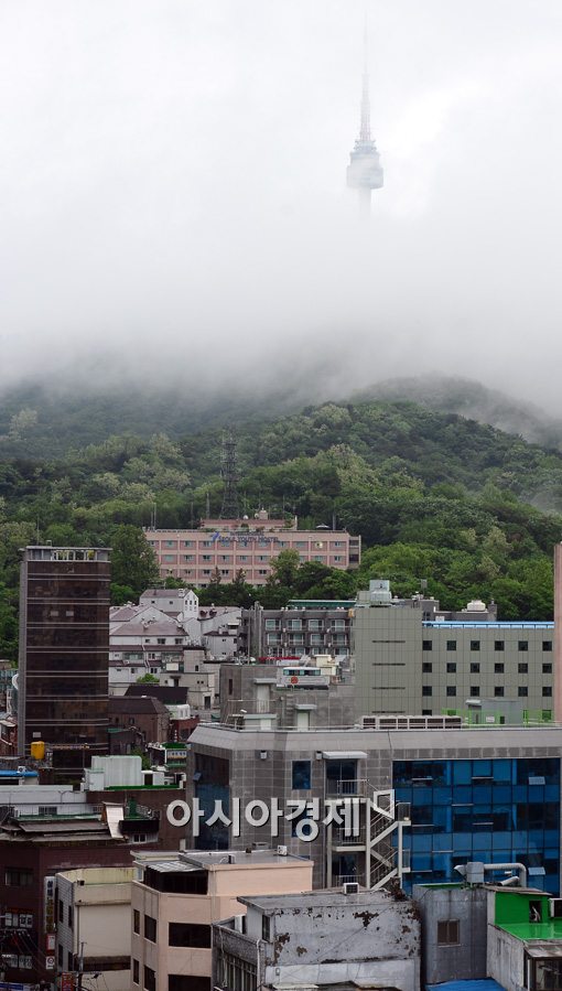 [포토]맑아진 서울시내 유유자적 운무들 