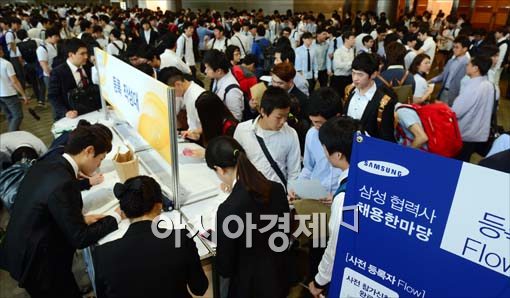 [포토]'삼성 협력사 채용 한마당'에 붐비는 구직자