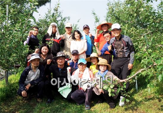 곡성교육지원청 농촌일손 돕기 봉사 구슬땀