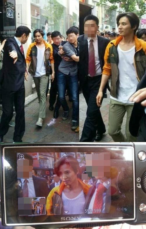 원빈 실물 직찍 화제… "조각상이 걸어가네~"