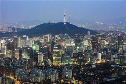 ▲ 고층빌딩이 즐비한 서울 도심의 모습