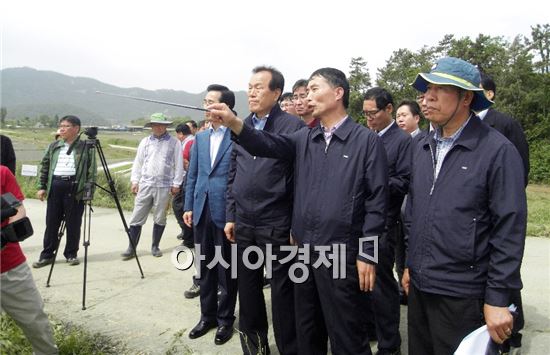 한국농어촌공사 박재순 사장, 장흥 사업현장 방문 