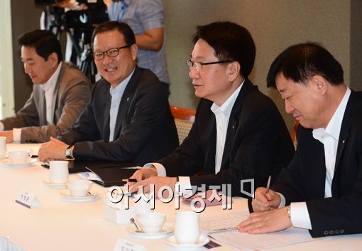 [포토]한자리에 모인 항공업계 CEO들 