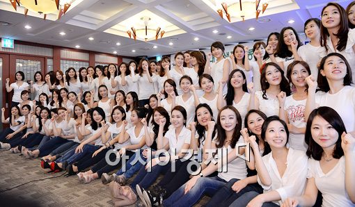 [포토]파이팅 외치는 2013 월드미스유니버시티 후보들