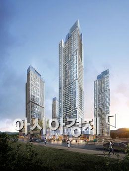 인천 송도 재미동포타운 조감도.