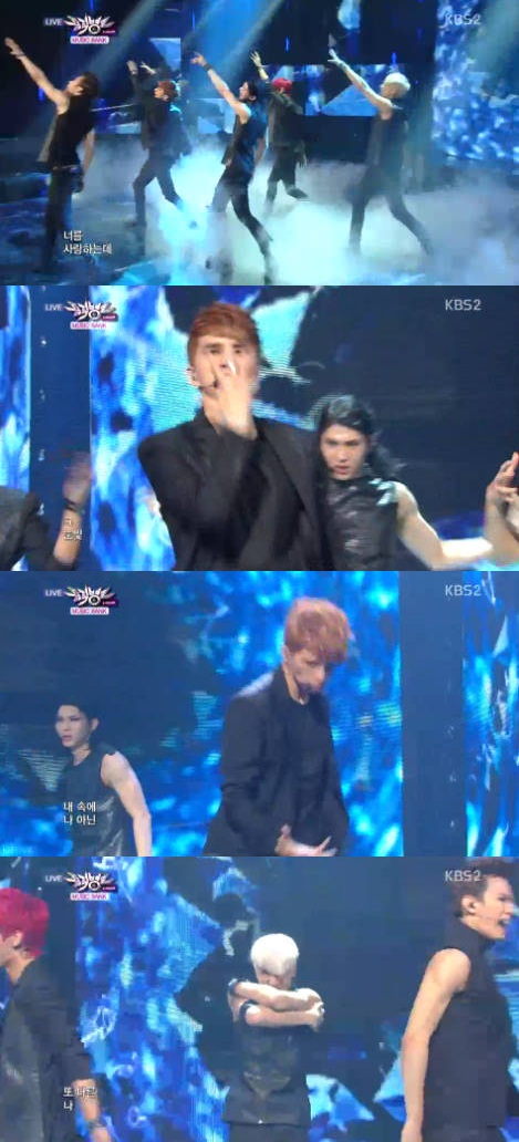'뮤직뱅크' 빅스, 화려한 랩핑+절도 군무로 '시선집중'