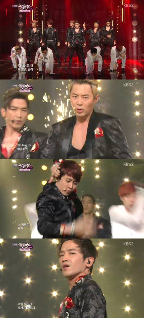 '뮤직뱅크' 신화, 팬들 환호에 더욱 뜨거워지는 무대