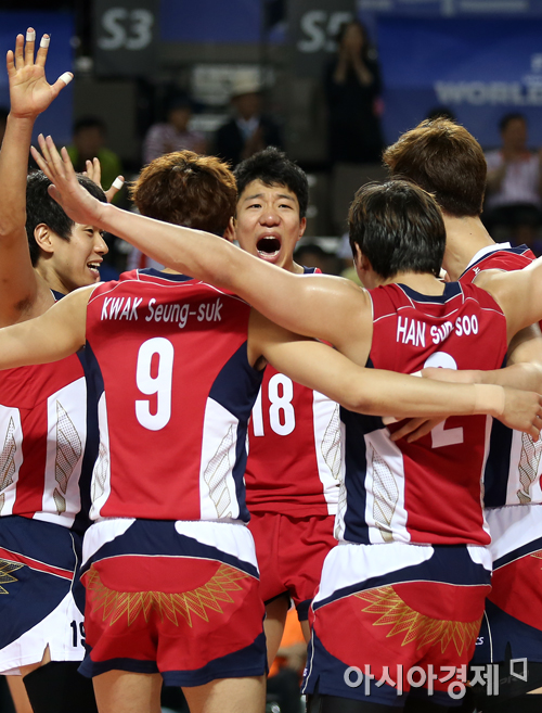 [포토] 환호하는 신영석