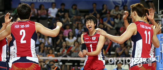 [포토] 전광인 득점 기쁨