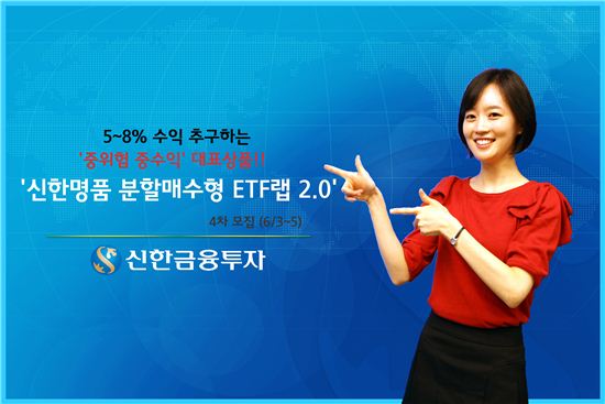 신한금융투자, 신한명품 분할매수형 ETF랩 2.0 4차 모집