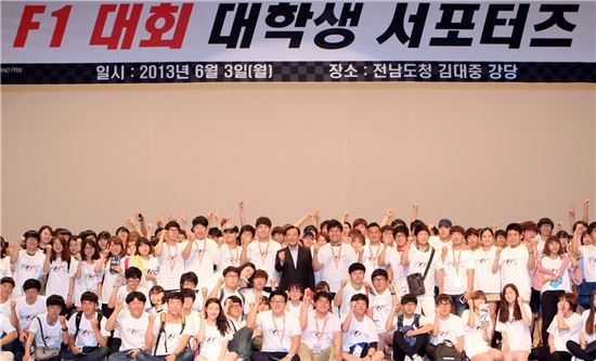 [포토]광주 전남 대학생 F1 서포터즈 발대식