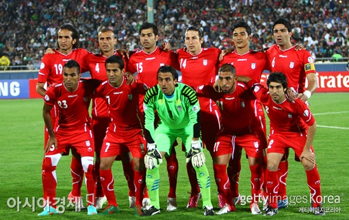이란 축구대표팀[사진=Getty Images/멀티비츠]
