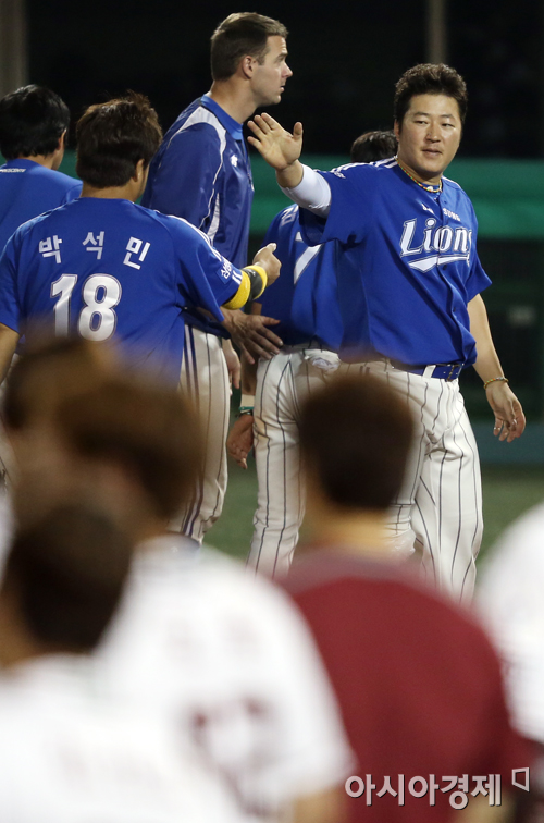 [포토] 넥센-삼성 '승부 가리지 못했어'