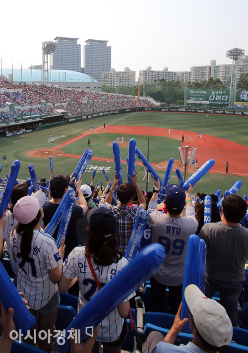 [포토] 만원관중 들어찬 목동야구장