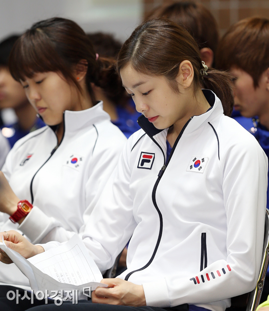 [포토] 김연아 '앞으로 얼마나 남았나~'