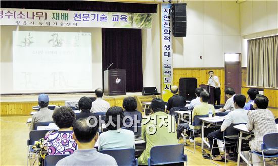 정읍시농업기술센터, 정읍 명품조경수 육성 ‘주력’