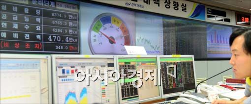 [포토]전력거래소, '전력수급 경보 준비 단계'