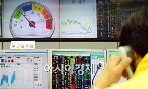 [포토]전력수급 경보 '준비' 단계