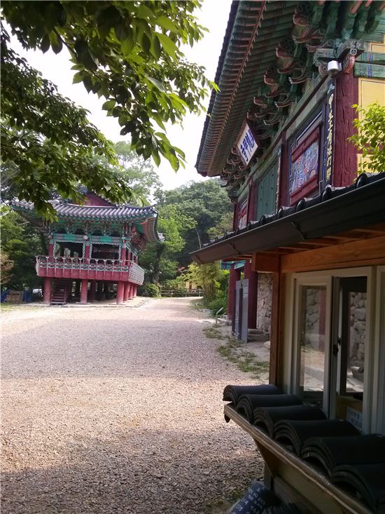 ▲화엄10대 사찰중의 하나인 갑사.