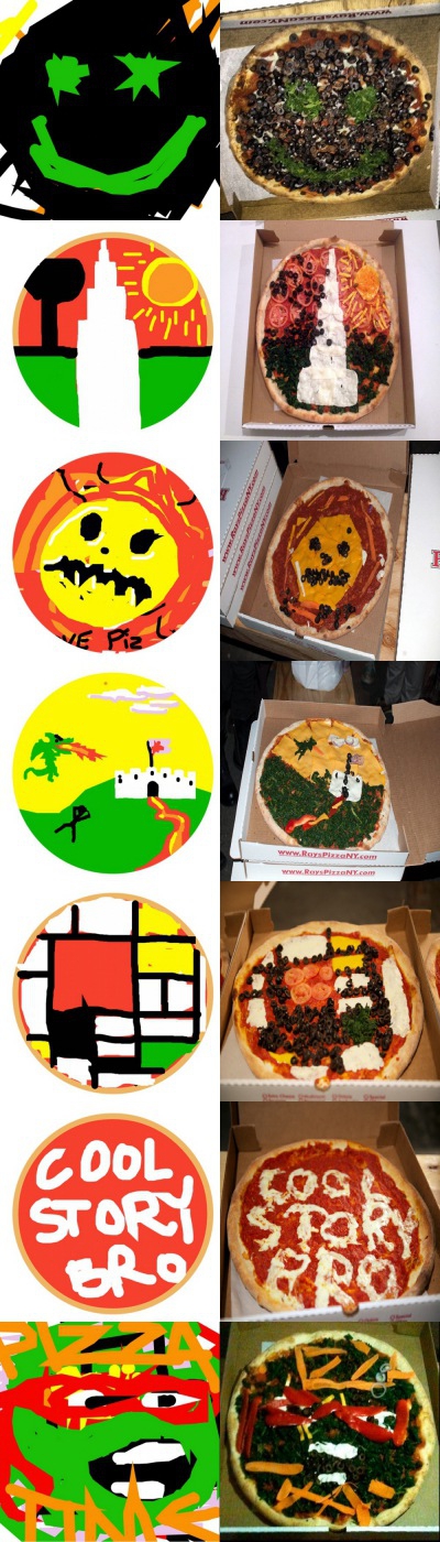 그림판 피자 가게 "어떤 그림이든 피자로 만들어"