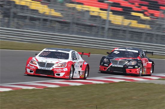 금호타이어, CJ헬로비전 중국전서 원투피니시로 우승