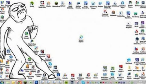 최고 어지러운 바탕화면…"꼭 내 컴퓨터 바탕화면 보는 것 같아"