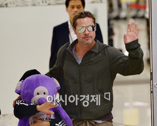 [포토]브래드 피트 '헬로 코리아'