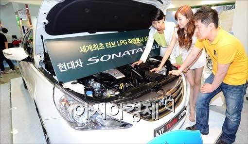 [포토]세계최초 터보 LPG차량, 현대 쏘나타 터보 LPDI