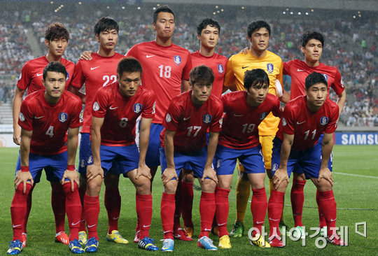 대한민국 축구A대표팀 [사진=정재훈 기자]