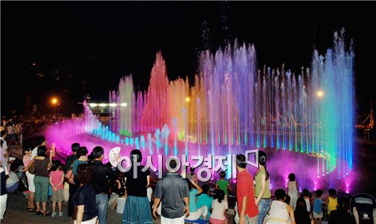 여수 오동도 음악분수대, 가동 일시중지