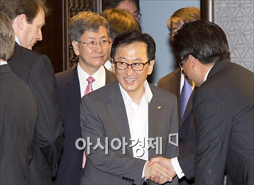 [포토]외국계 금융사 CEO만나는 최수현 원장