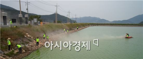한농公 고흥지사, ‘녹조제거 방제훈련’ 실시 