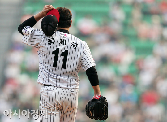 [포토] 피홈런 류제국 '아쉽네'