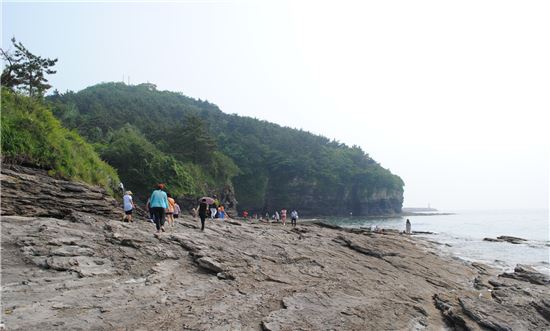 [세종四方]변산반도 채석강…"바다와 오랜 시간속에 그냥 웃지요"